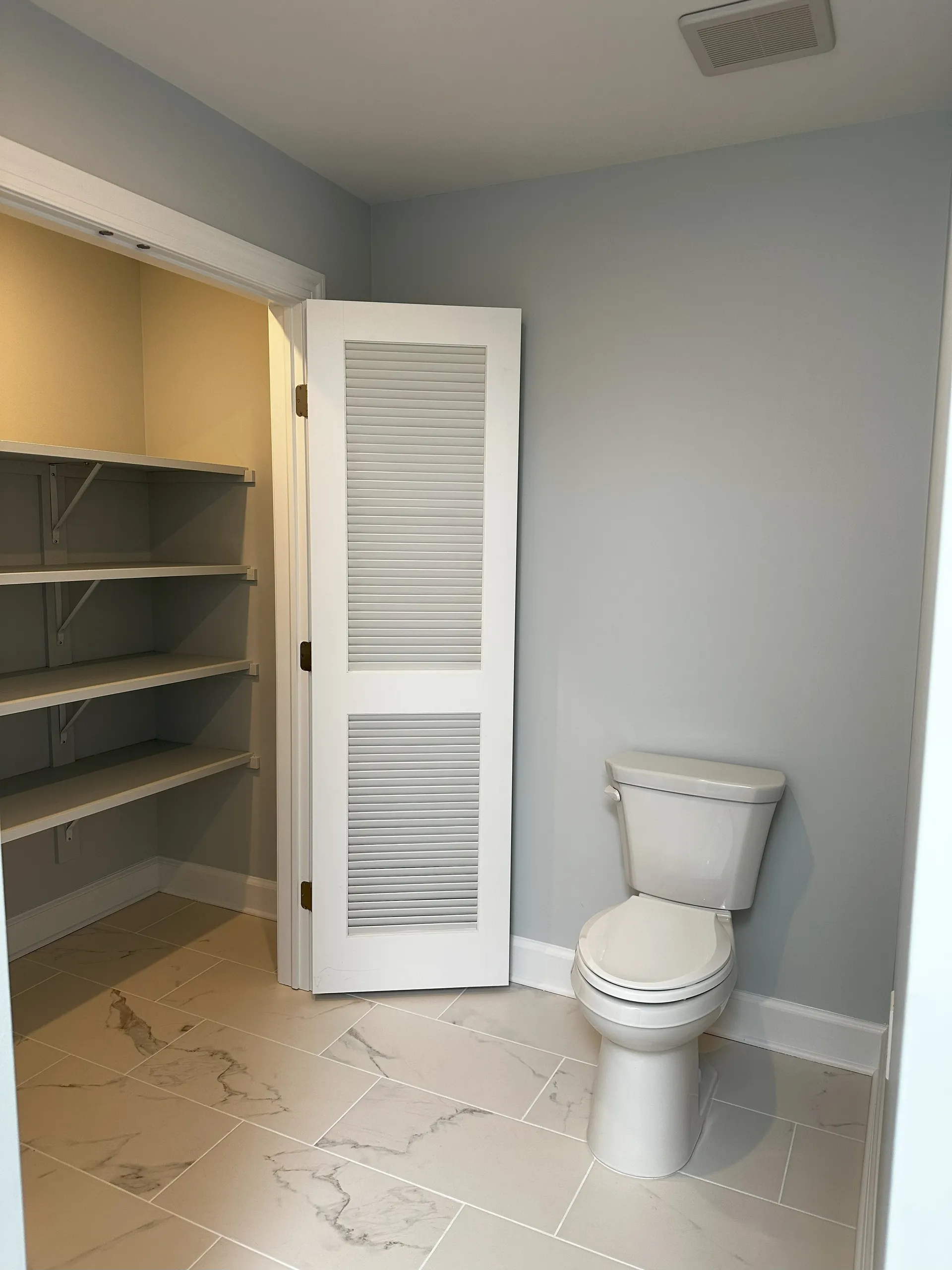 Master Bath - Main view of back toilet area with closet